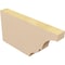 Ekena Millwork 2in. W x 8in. H x 16in. L Asheboro Woodgrain TimberThane Rafter Tail, Primed Tan RFTUR02X08X16ASHRCPR - alternate 3
